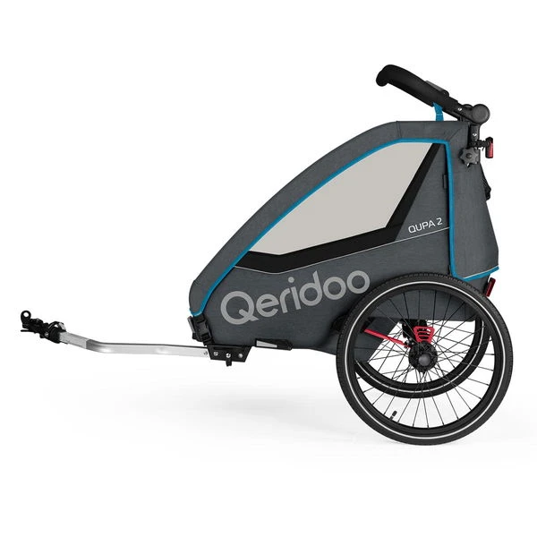 Qeridoo Qupa2 Blue Fahrradanhänger 360-Grad-Buggyrad Und Deichsel 2023 1 Qeridoo Qupa2 Blue Fahrradanhänger 360-Grad-Buggyrad Und Deichsel 2023
