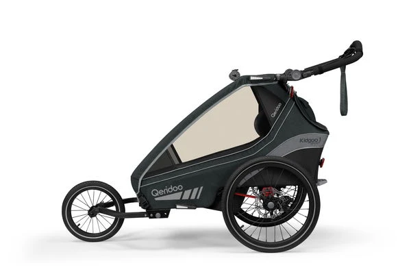 Qeridoo Kidgoo 1 Sport Fahrradanhänger Limited Edition Grey 5 Qeridoo Kidgoo 1 Sport Fahrradanhänger Limited Edition Grey – Bild 5