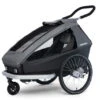 Croozer Kid Keeke 1 Mountain Grey 2in1 Fahrradanhänger & Buggy-Set