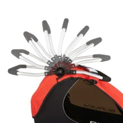 Burley Honey Bee Fahrradanhänger Rot 2-Sitzer Mit Buggy-Funktion -Baby Life Verkauf 10 honey bee handlebar rotation webex