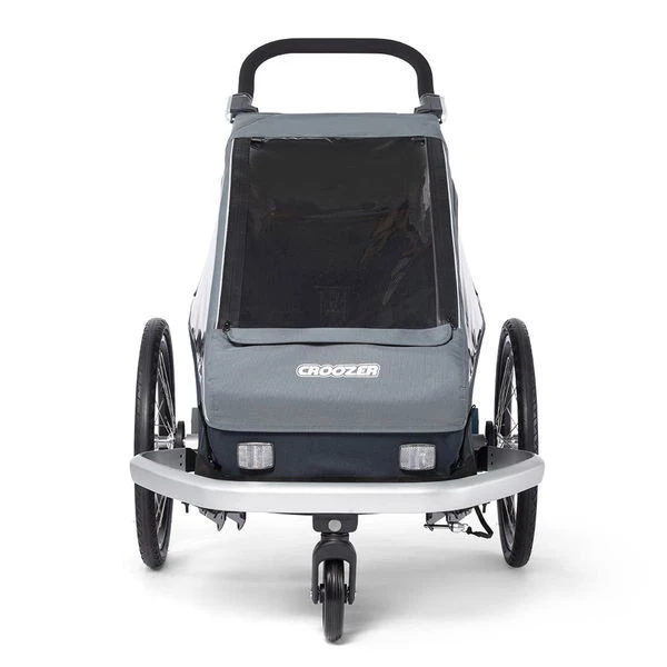 Croozer Kid Vaaya 1 Graphite Blue 2in1 Fahrradanhänger & Buggy-Set – Bild 3