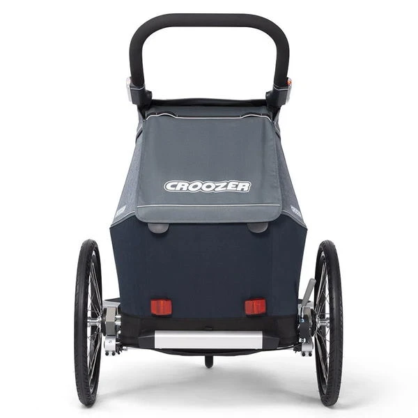 Croozer Kid Vaaya 1 Graphite Blue 2in1 Fahrradanhänger & Buggy-Set – Bild 4
