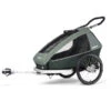 Croozer Kid Vaaya 1 Jungle Green 2in1 Fahrradanhänger & Buggy-Set