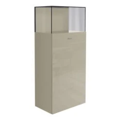 Now! No.14 By Hülsta Baukasten 8R 1 Glashaube 153,6x70x42 Lack-seidengrau/Hochglanz-seidengrau