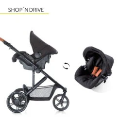 Hauck Pacific 3 Shop N Drive Kinderwagen Bundle -Baby Life Verkauf 4007923309162.pt19.pacific 3 shop n drive caviar