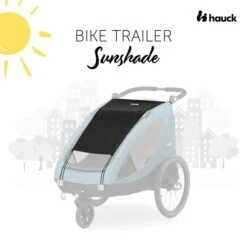Hauck Bike Trailer Sunshade Sonnenschutz -Baby Life Verkauf 4007923550366.pt01.bike trailer sunshade black