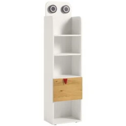 Hülsta Now! Minimo Regal Schneeweiß/Natureiche Zum Toppreis