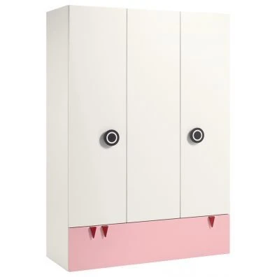 Hülsta Now! Minimo Kleiderschrank 3türig Schublade In Schneeweiß/hellrosa Zum Toppreis 1 Hülsta Now! Minimo Kleiderschrank 3türig Schublade In Schneeweiß/hellrosa Zum Toppreis