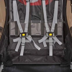 Burley Honey Bee Fahrradanhänger Rot 2-Sitzer Mit Buggy-Funktion -Baby Life Verkauf 9 honey bee interior webex