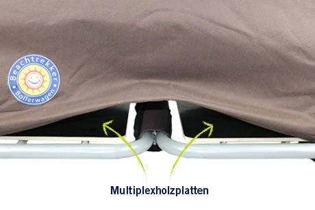 Beachtrekker LiFe Bollerwagen Blau Stabil Und Leicht Inkl. Feststellbremse 7 Beachtrekker LiFe Bollerwagen Blau Stabil Und Leicht Inkl. Feststellbremse – Bild 7