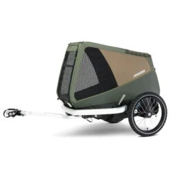 Croozer Dog Enna Moss Green Fahrradanhänger Für Mittelgroße Hunde Geeignet
