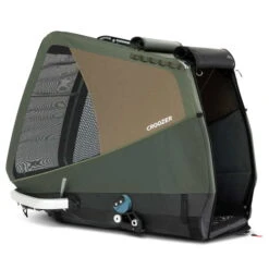 Croozer Dog Tammo Moss Green Fahrradanhänger Für Sehr Große Hunde Geeignet -Baby Life Verkauf croozer dog tammo moss green 2022 box side