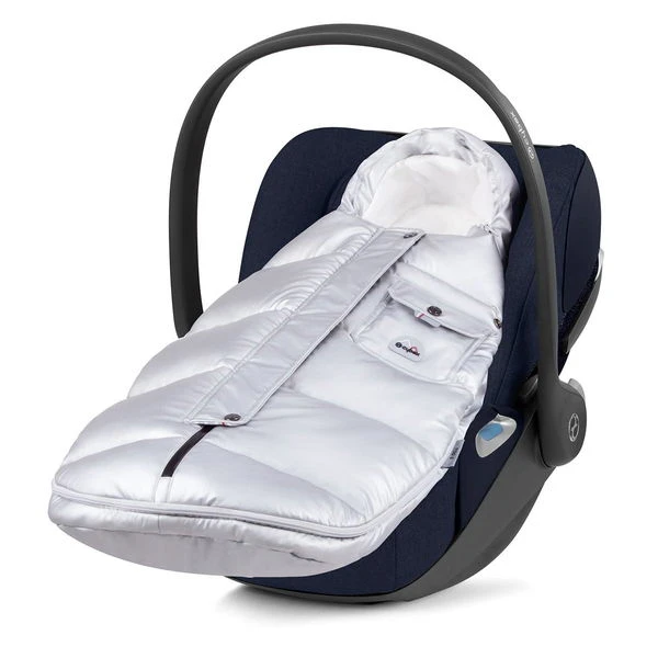 CYBEX Platinum Winter Fußsack Mini Arctic Silver Passend Für Cloud Z I-Size 2 CYBEX Platinum Winter Fußsack Mini Arctic Silver Passend Für Cloud Z I-Size – Bild 2