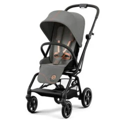 CYBEX Eezy S Twist+2 Buggy Lava Grey Gestell Black | Mit All-Terrain Rädern
