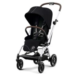 CYBEX Eezy S Twist+2 Buggy Moon Black Gestell Silver | Mit All-Terrain Rädern