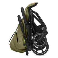 CYBEX Eezy S+2 Buggy Nature Green Gestell In Black | Mit All-Terrain Rädern -Baby Life Verkauf cyb 22 int y270 eezys 2 blk nagr fold self standing