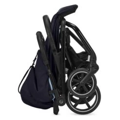 CYBEX Eezy S+2 Buggy Ocean Blue Gestell In Black | Mit All-Terrain Rädern -Baby Life Verkauf cyb 22 int y270 eezys 2 blk ocbl fold self standing