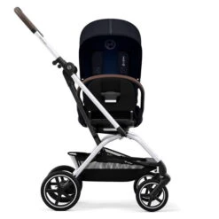 CYBEX Eezy S Twist+2 Buggy Ocean Blue Gestell Silver | Mit All-Terrain Rädern -Baby Life Verkauf cyb 22 int y270 eezystwist 2 slv ocbl rotation