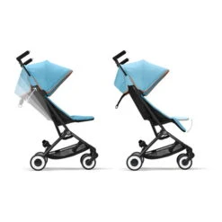 CYBEX Libelle Buggy Beach Blue Gestell Black | Einfach Faltbar 10 CYBEX Libelle Buggy Beach Blue Gestell Black | Einfach Faltbar -Baby Life Verkauf cyb 22 int y270 libelle blk bebl recline legrest steps