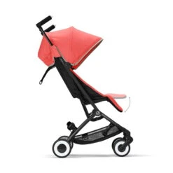 CYBEX Libelle Buggy Hibiscus Red Gestell Black | Einfach Faltbar -Baby Life Verkauf cyb 22 int y270 libelle blk hibr legrest steps