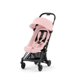 CYBEX Coya Chrome Matt Black Peach Pink 11 CYBEX Coya Chrome Matt Black Peach Pink -Baby Life Verkauf cyb 23 int y045 coya pcpi mabl withoutinlay