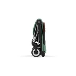 CYBEX Coya Chrome Dark Brown Leaf Green -Baby Life Verkauf cyb 23 int y090 coya legr chbr fold