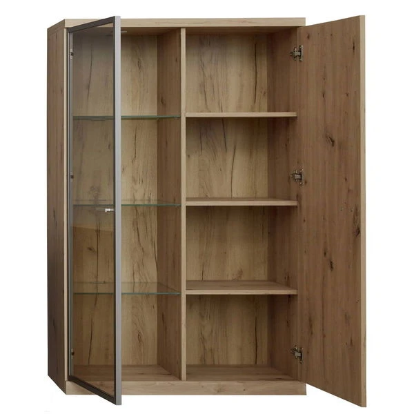 Trendteam Echo Vitrine Halbhoch Artisan Eiche Melamin 2 Trendteam Echo Vitrine Halbhoch Artisan Eiche Melamin – Bild 2