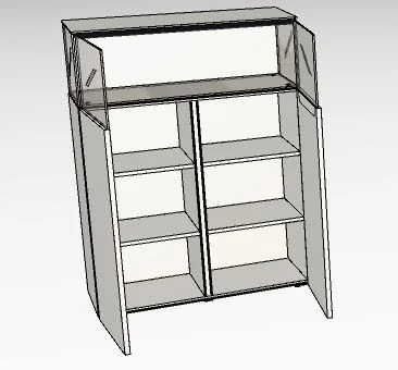 Hülsta Gentis 8R Vitrine - Hochglanz-Lack Akzent Naturstamm - 2 Türen Mit Glasfüllung 1 Hülsta Gentis 8R Vitrine - Hochglanz-Lack Akzent Naturstamm - 2 Türen Mit Glasfüllung