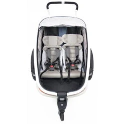 Hamax Outback Fahrradanhänger Grün/Schwarz Inkl. Deichsel & Buggyrad