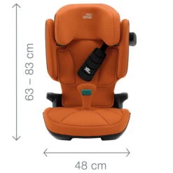 Britax Römer Kidfix I-Size Moonlight Blue Kindersitz Gruppe ECE R 129 / I-Size -Baby Life Verkauf kidfix i size dimension images angle 03 2