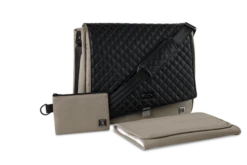 Moon Premium Wickeltasche Mud Mit Wickelauflage, Geldtasche & Befestigungssystem