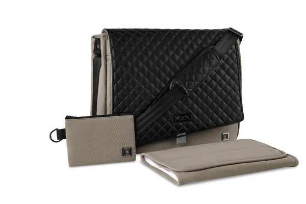 Moon Premium Wickeltasche Mud Mit Wickelauflage, Geldtasche & Befestigungssystem 1 Moon Premium Wickeltasche Mud Mit Wickelauflage, Geldtasche & Befestigungssystem