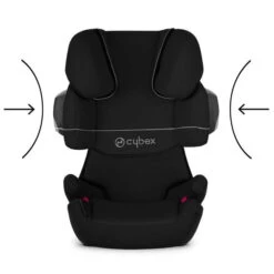 CYBEX Solution X2-Fix Kindersitz Pure Black Gruppe 2/3 -Baby Life Verkauf solutionx2 fix lsp systemt screen hd 5
