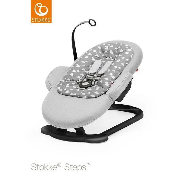 Stokke® Steps™ Bouncer Grey Clouds Gestell Schwarz Passend Zum Hochstuhl Zum Toppreis 1 Stokke® Steps™ Bouncer Grey Clouds Gestell Schwarz Passend Zum Hochstuhl Zum Toppreis